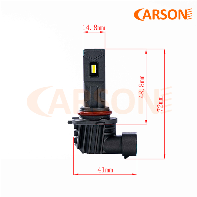 N9 Mini 1:1 Design HB4/9006 LED Headlight (Fanless) thumbnail 4