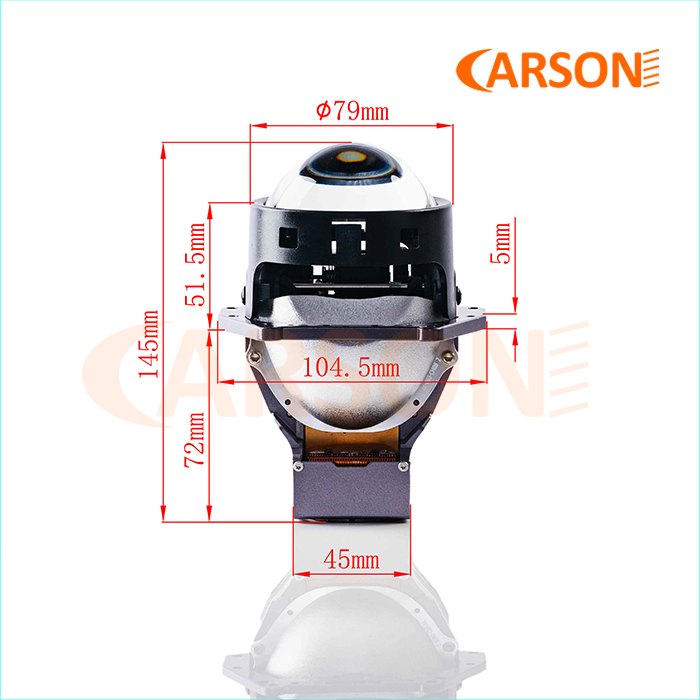 CS9 Three Reflectors Bi LED Lens 9+1+1 OSRAM thumbnail 5